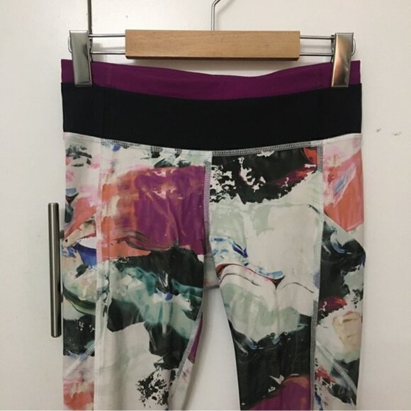 Lululemon Speed Tight III *All Full-On Luxtreme Pigment Wave Multi/Black/Plum - Picture 3 of 11